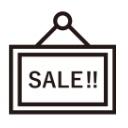 割引のアイコン