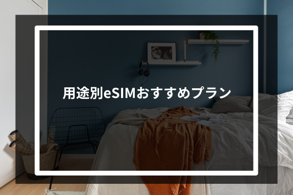 用途別eSIMおすすめプラン